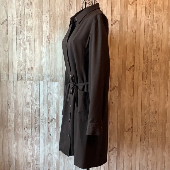 𝅺LIMITED America Brown Button up Dress - Picture 2 of 4